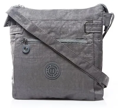 Produktbild von Bag Street Sporttasche Grau im Umhängestil, leichte Schultertasche mit Gurt für Fitness, Training, Reise und Freizeit, Ally