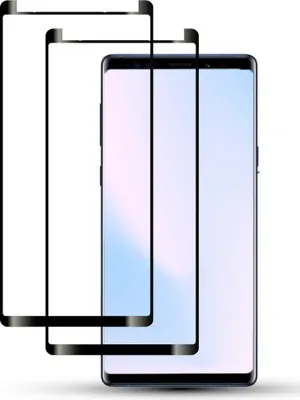Obrázek produktu pro 2 balení ochranného krytu displeje Samsung NOTE 9 z tvrzeného skla 9H