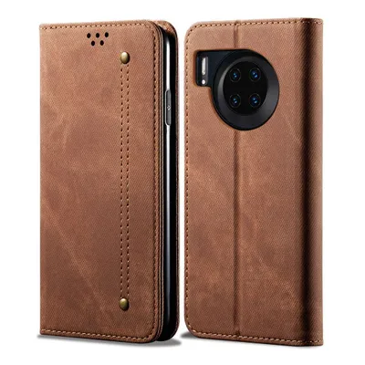 Obrázek produktu pro Huawei Mate 30 Pouzdro, Kožené Peněženkové Pouzdro s Magnetickým Uzavíráním a Pouzdro s Funkcí Stojánku pro Huawei Mate 30 Hnědý