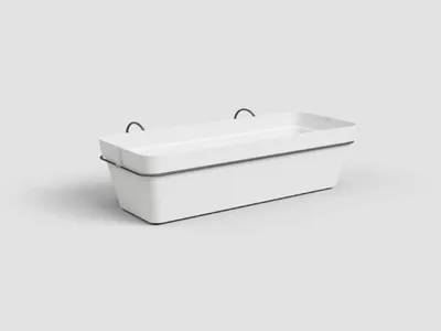 Obrázek produktu pro Artevasi Capri Plant Box Water Reserve Kit, Bílá, 12,5 l, 285 mm, 502 mm, 200 mm, 6 kusů