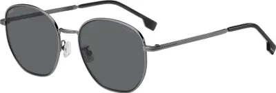 Productafbeelding van Hugo Boss BOSS 1671/F/SK, donker ruthenium, zonnebril voor heren, maat 56/19/145