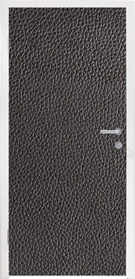 Produktbild von MuchoWow® Türtapete Selbstklebende Türfolie Leder - Lederoptik - Schwarz - Hell 90x235 cm Türposter Türaufkleber Klebefolie Türklebefolie - XXL-Plakaten - Foster für Türen - Aufkleber
