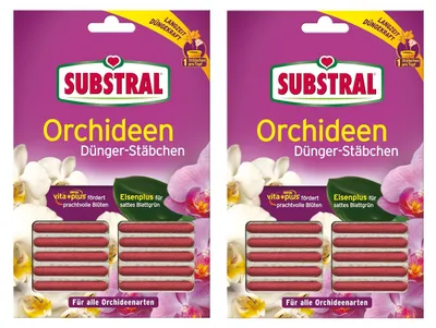 Produktbild von Substral® Dünger-Stäbchen für Orchideen, 2 x 10 Stück