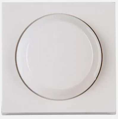 Produktbild von Kopp ATHENIS reinweiß Schutzkontakt Steckdose Schalter Rahmen + IP44 Feuchtraum Dimmer Nr.3