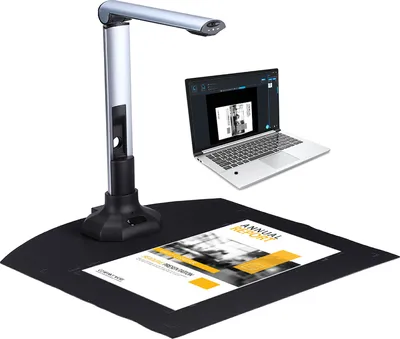 Obrázek produktu pro BK52 Přenosný skener knih a dokumentů Velikost snímání A3 HD 10 megapixelů USB 2.0 Vysokorychlostní skener s LED světlem pro průkazy totožnosti Pasové knihy Nastavení vodoznaku Export do formátu PDF