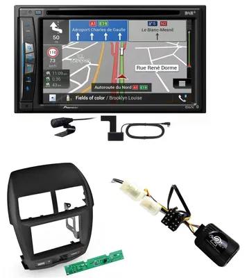 Produktbild von Pioneer AVIC-Z730DAB USB Navigation MP3 Einbauset für Mitsubishi ASX bis 2014