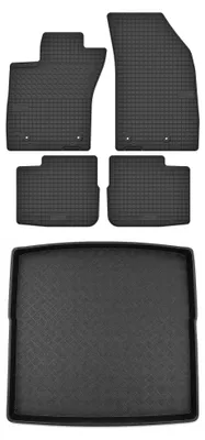 Produktbild von Gummimatten + Kofferraumwanne für Fiat Tipo II 2015- (Kombi) – Schwarz, passgenau – Wielganizator