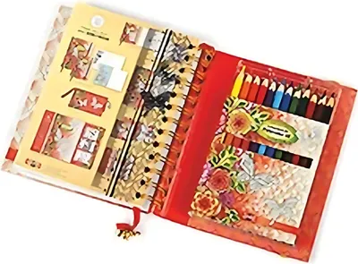 Produktbild von Kalender - Tagebuch Set ohne Jahresvorgabe,  inklusive Farbstifte