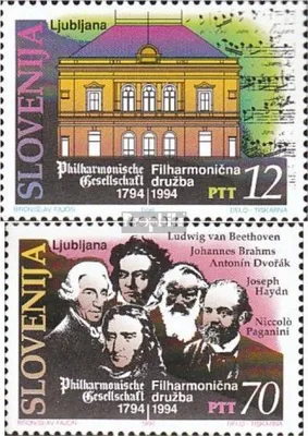 Produktbild von Briefmarken Slowenien 1994 Mi 95-96 (kompl.Ausg.) postfrisch Philharmonie