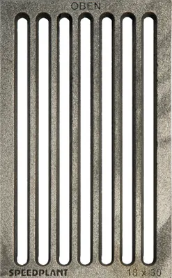 Produktbild von SPEEDPLANT Ascherost 18x30 cm Gussrost Kaminrost Ofenrost Feuerrost Rost