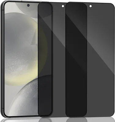 Produktbild von 2-Pack Privacy Displayschutzfolie fur Samsung S24 aus 9H gehärtetem Glas