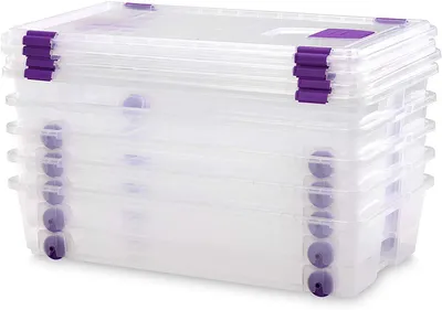 Imagen del producto de Cajas de Almacenaje 35 L Pack 5 COM-FORT HOUSE