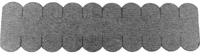 Produktbild von 1 Set Dachschindeln Biberschwanz (50mm) grau