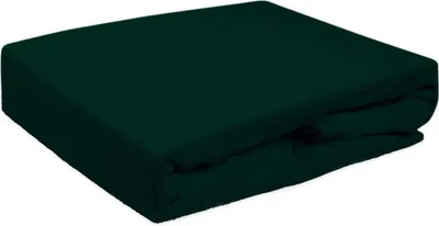 Produktbild von Spannbettlaken mit Gummiband, Frottee 180x200cm Flaschengrün