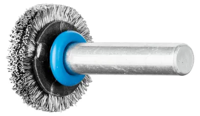 Image de PFERD TOOLS Brosse ronde non torsadée RBU Fil en acier inoxydable avec tige