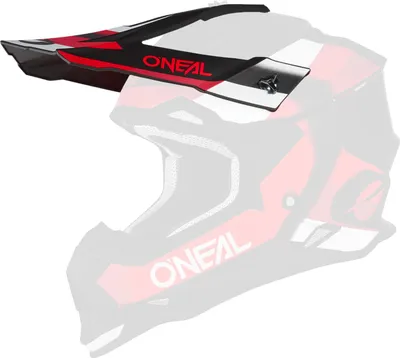 Produktbild von Oneal 2Series Spyde Helmschirm, schwarz/rot, Einheitsgröße