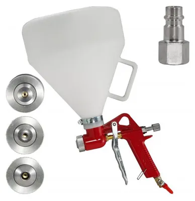 Obrázok produktu pre Pneumatická striekacia pištoľ na farbu a omietky, trysky 4, 6, 8 mm, 5l
