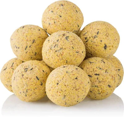 Produktbild von 100x Meisenknödel ohne Netz, Fettfutter mit Insekten für Wildvögel