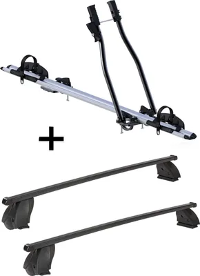 Produktbild von Fahrradträger SAGITTAR + Dachträger K1 MEDIUM kompatibel mit für Nissan Kubistar ab 03