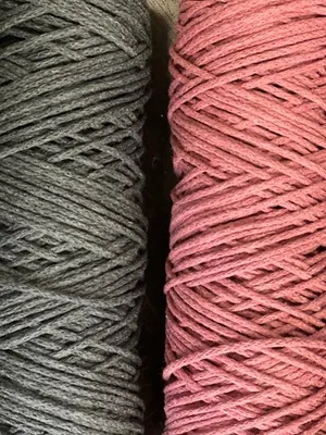 Produktbild von COLORHOME Geflochtenes Baumwollgarn Makramee 2mm 100m Indisch Rosa