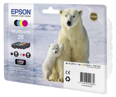Obrázek produktu pro C13T26164010 EPSON XP Tinte (4) cmyk ST