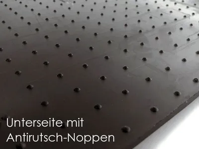 Produktbild von Gummimatte Passend für VW T5 / T6 Caravelle Shuttle Eurovan Kombi (Fahrgastraum, komplett) Gummi Fußmatte Innen