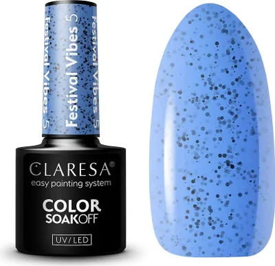Obrázok produktu pre Claresa Soak Off UV/LED Festival Vibes Lacquer hybrydowy 5, 5 g
