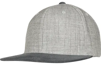 Produktbild von FLEXFIT 6089VM | Melange Velour Snapback, Druckknopfleiste - Farbe: Grey/Grey - Größe: One Size
