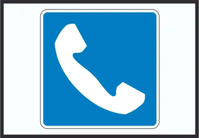 Produktbild von Fernsprech­stelle Telefon Symbol A4 (210x297mm)