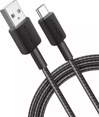 Immagine prodotto di Anker 322 Cavo da USB-A a USB-C - Nylon intrecciato - 1,8 metri - Nero