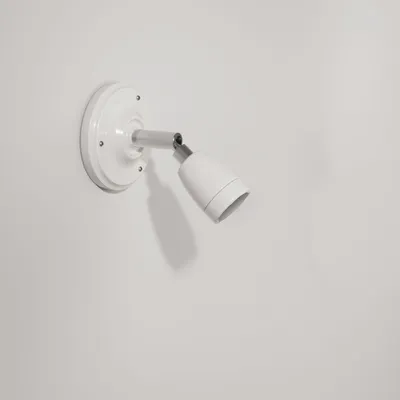 Immagine prodotto di Fermaluce 90° Color, il punto luce orientabile in porcellana da parete o soffitto