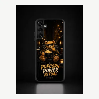 Productafbeelding van Samsung S22 Plus hoesje, telefoonhoesje, beschermhoesje, case met popcornmotief – LUNØIR ©