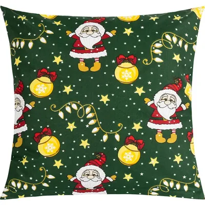 Obrázok produktu pre Vianočný obal na vankúš – 45 x 45 cm – zelený