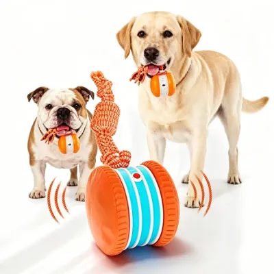 Produktbild von Interaktiver Hundeball, Hundespielzeug, Spielball für Hunde, Bewegungsaktiviertes Hundespielzeug, für Kleine Mittlere Große Hunde