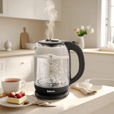 Obrázok produktu pre Rýchlovarná kanvica Saturn Príkon: 1500 W, Objem kanvice: 1,8 L ST-EK8466