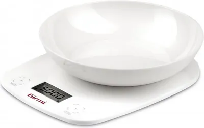 Immagine prodotto di Girmi PS01 Bilancia da Cucina Elettronica Superficie Piana Rotondo Bianco