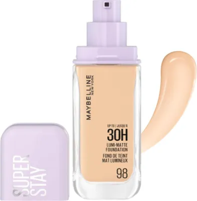 Zdjęcie produktu dla Maybelline Super Stay 30H Lumi-Matte Foundation długotrwały makijaż ujednolicający koloryt skóry 98 35 ml