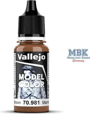 Productafbeelding van Vallejo 70.981, 17 ml, Bruin, Mat, Fles
