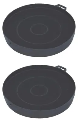 2 Aktivkohlefilter Dunstabzugshaube Ø 210 mm, schwarz, kompatibel Siemens