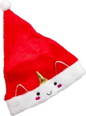 Produktbild von Weihnachtsmütze mit Gesicht und Horn