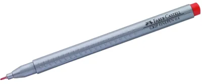 Zdjęcie produktu dla Faber-Castell 151621 FABER-CASTELL Finepen Grip 0.4 geraniumrot hell 10Stk.