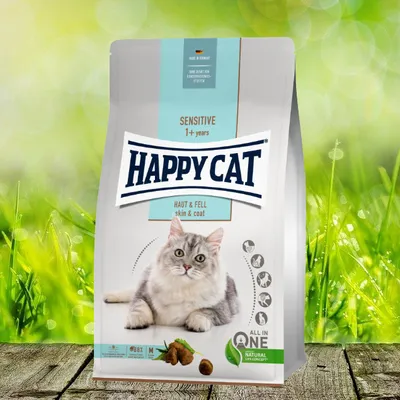 Produktbild von Happy Cat Sensitive Haut und Haar 4 kg