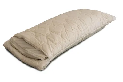 Produktbild von Bio Hirsekissen 40x80cm, Komfort-extra Bio-Steppware + Bio Hirse mit zusätzlichem Inlett | ungefärbt und ungebleicht | Schlafkissen, Kopfkissen