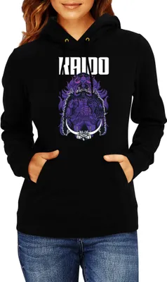 Produktbild von Damen Kapuzenpullover Anime Manga One Manga Piece Anime Kaidou Kaidou, Lady L / Schwarz