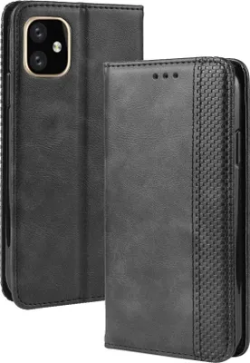 Produktbild von Mobigear Sensation iPhone 11 Hülle Klapphülle Geldbörse - Schwarz