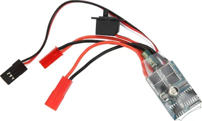 Productafbeelding van 30A 4-8V ESC, tweewegs RC-motorregelaar voor 1/16, 1/18 en 1/24 auto's en boten, zonder remfunctie