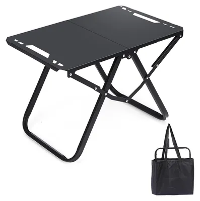 Produktbild von Omgoods – Klappbarer Campingtisch, 50 x 38,5 cm – Tragbarer Beistelltisch