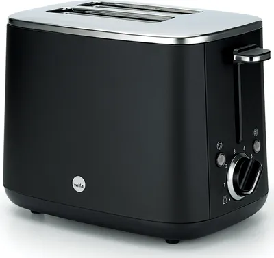 Produktbild von Wilfa TO2B-1000, 2 Scheibe(n), Schwarz, Stahl, Drehregler, 1000 W