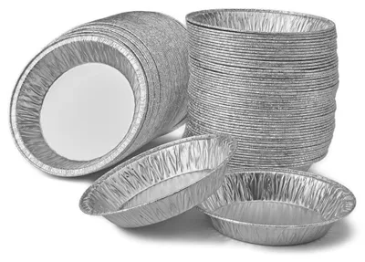 Image de 100 moules à tartelettes en aluminium, pour gâteaux et tartes