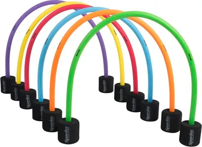 Produktbild von Spordas Schaumstoff-Krabbeltore Set 6 Farben - verstellbares Krabbeltor
